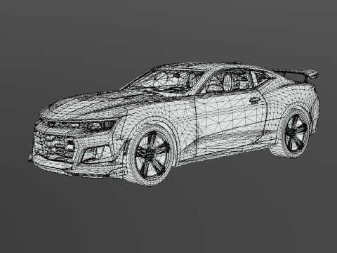 Chevrolet Camaro ZL1 1LE 3D Модель