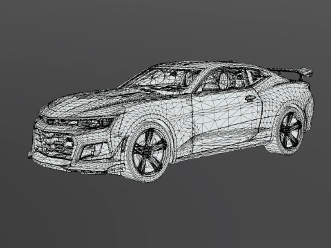 Chevrolet Camaro ZL1 1LE 3D Model