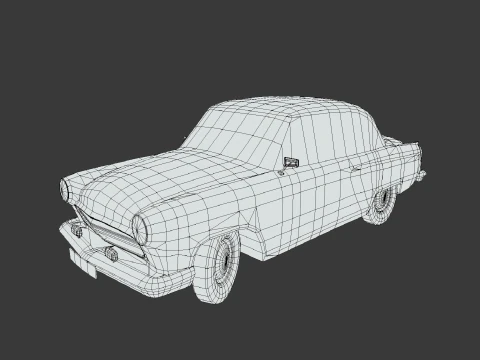 Classic Car 3D Model