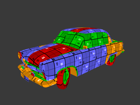 Classic Car 3D 모델