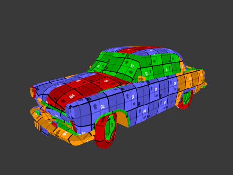 Classic Car 3D Model