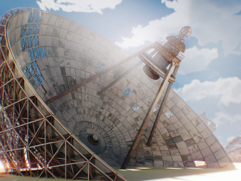 Satellite Dish 3D Model