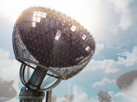 Satellite Dish 3D Model