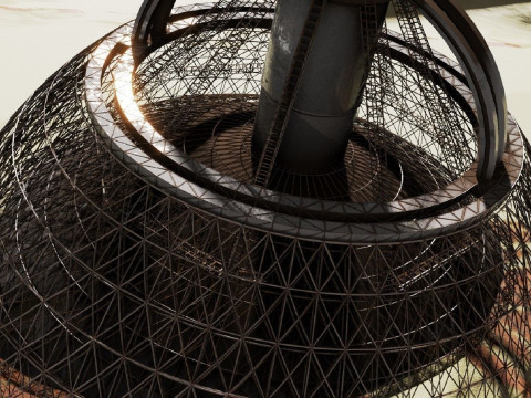 Satellite Dish 3D Model
