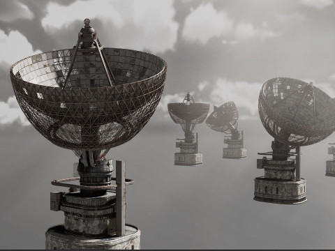 Satellite Dish 3D Model