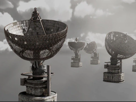 Satellite Dish 3D Model