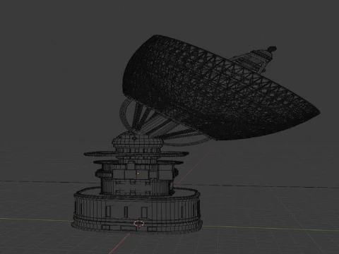 Satellite Dish 3D Model