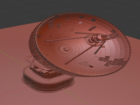 Satellite Dish 3D Model