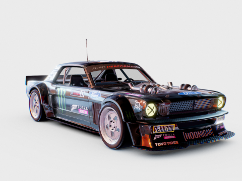 Hoonicorn Ken Block 3D Model