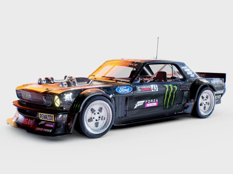 Hoonicorn Ken Block 3D Model