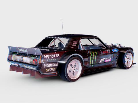 Hoonicorn Ken Block Modèle 3D