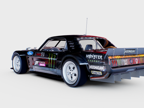 Hoonicorn Ken Block Modèle 3D