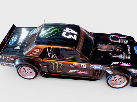 Hoonicorn Ken Block Modèle 3D