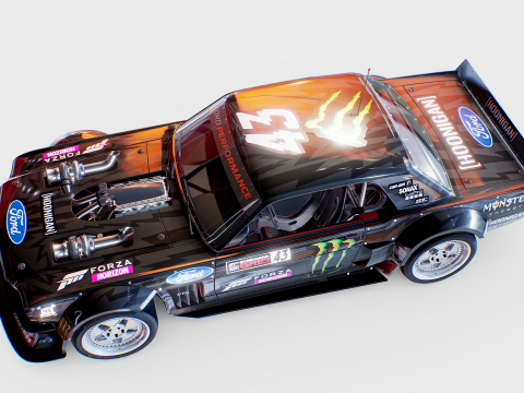 Hoonicorn Ken Block Modèle 3D
