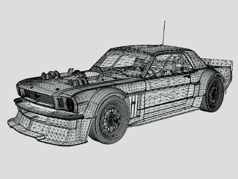 Hoonicorn Ken Block Modèle 3D