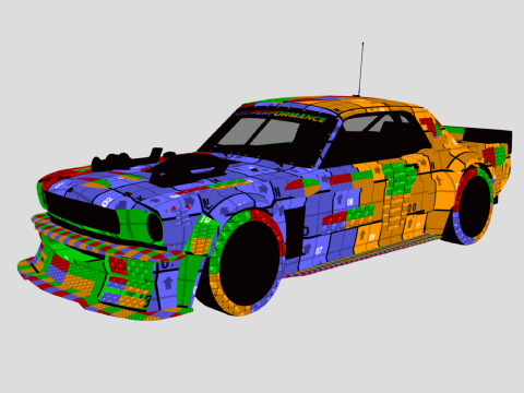 Hoonicorn Ken Block Modèle 3D
