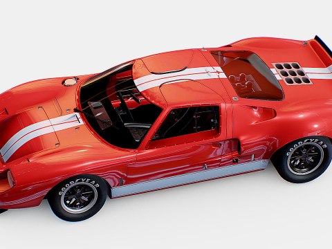 F0rd GT40 1964 Modelo 3D