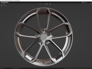 Porsche wheel 3D 模型