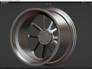 Porsche wheel 3D 模型