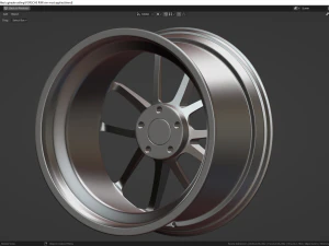 Porsche wheel 3D Model