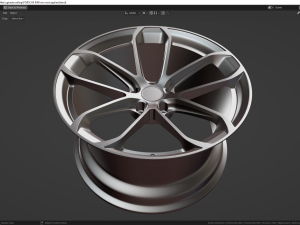 Porsche wheel 3D 模型