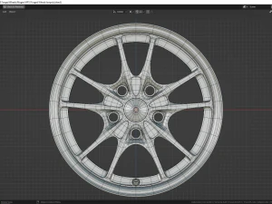 Mugen MF10 Forged 3D Model