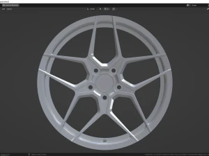 JR 34 wheel 3D Model