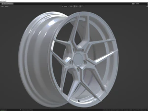 JR 34 wheel 3D Model