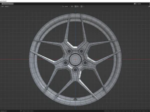 JR 34 wheel 3D Model