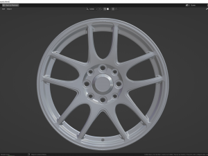 JR 29 japanese wheel 3Dモデル