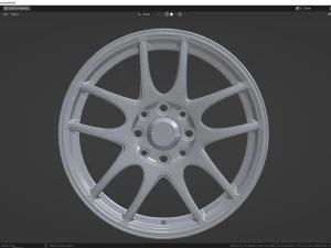 JR 29 japanese wheel 3D Model
