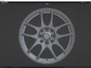 JR 29 japanese wheel 3D Model