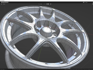 JR 29 japanese wheel 3Dモデル