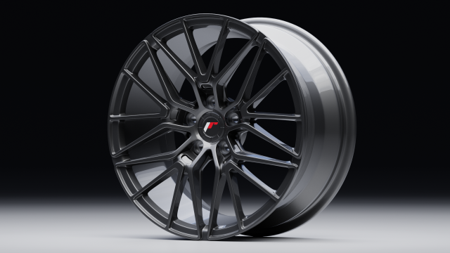 JR 38 Japanese wheel 3D Model .c4d .max .obj .3ds .fbx .stl .blend 