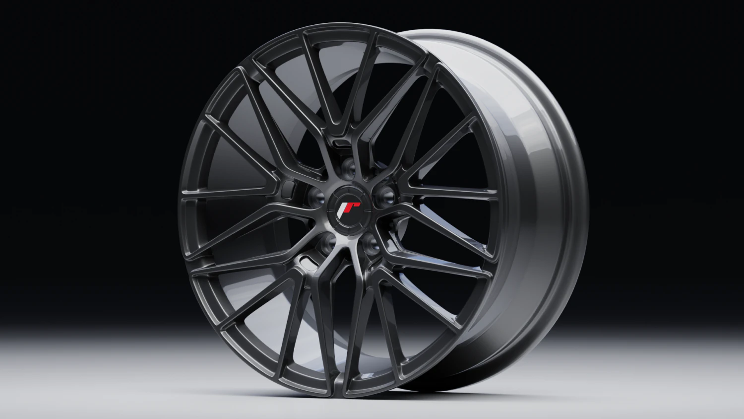 JR 38 Japanese wheel 3D Model .c4d .max .obj .3ds .fbx .stl .blend 
