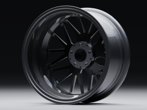JR 38 Japanese wheel 3D Model