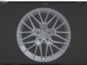JR 38 Japanese wheel 3D Model