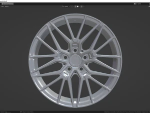 JR 38 Japanese wheel 3D Model