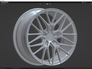 JR 38 Japanese wheel 3D Model