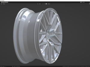 JR 38 Japanese wheel 3D Model