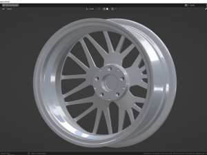 JR 38 Japanese wheel 3D Model