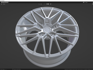 JR 38 Japanese wheel 3D Model
