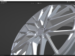 JR 38 Japanese wheel 3D Model