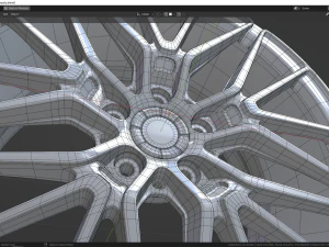 JR 38 Japanese wheel 3D Model