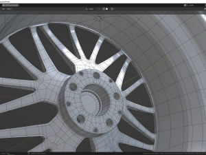 JR 38 Japanese wheel 3D Model