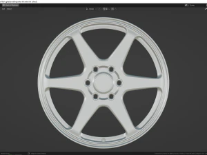 Enkei T6R 3D Model