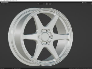 Enkei T6R 3D Model