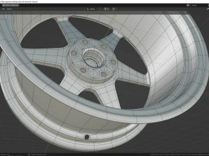 Enkei T6R 3D Model