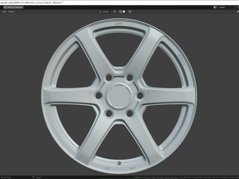 Enkei Cyclone 3D Model