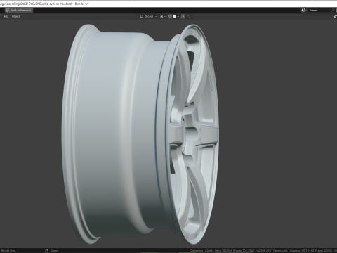 Enkei Cyclone 3D Model